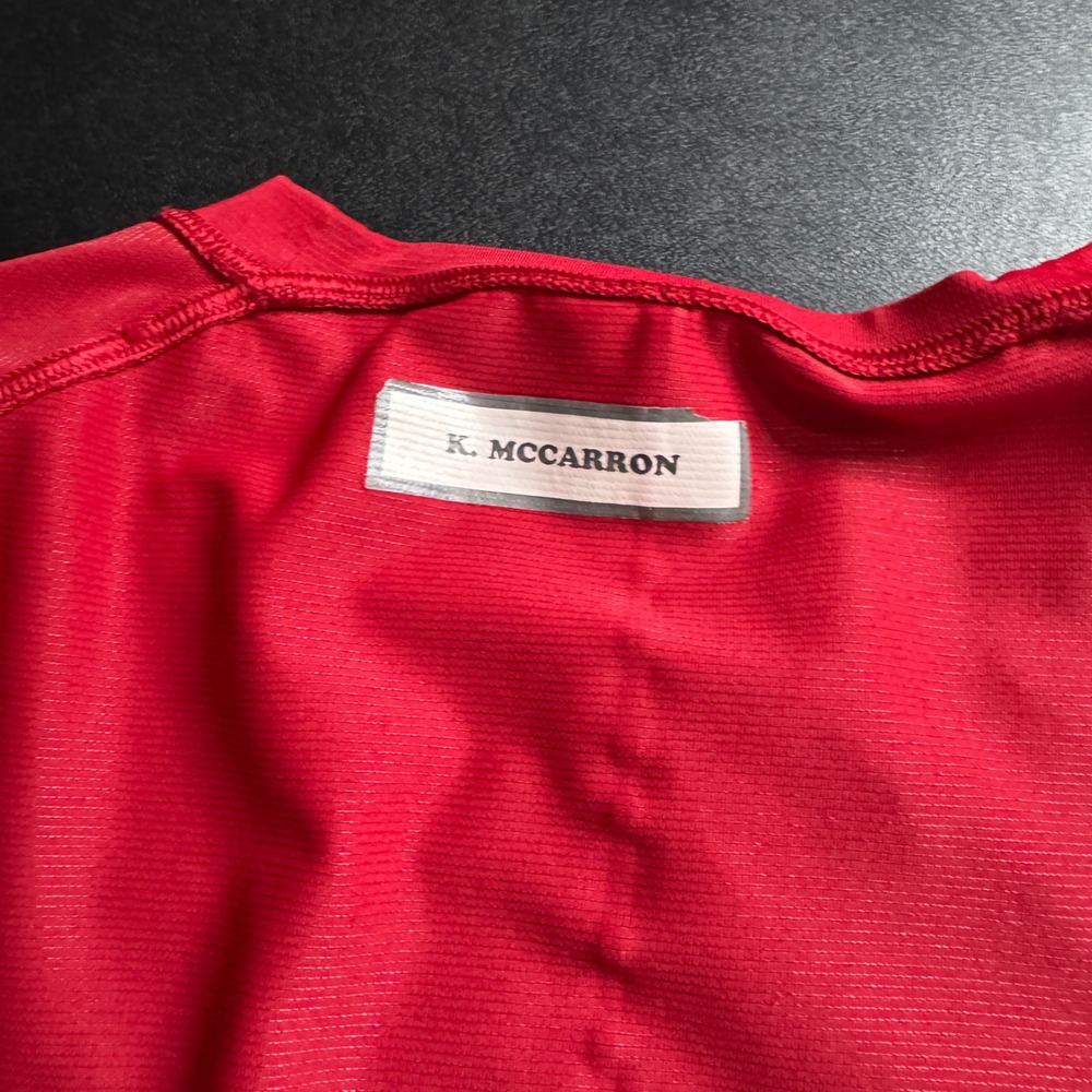 Lululemon Mens Red Swiftly‎ Tech Short Sleeve Athletic Training Shirt Medium - Picture 5 of 6